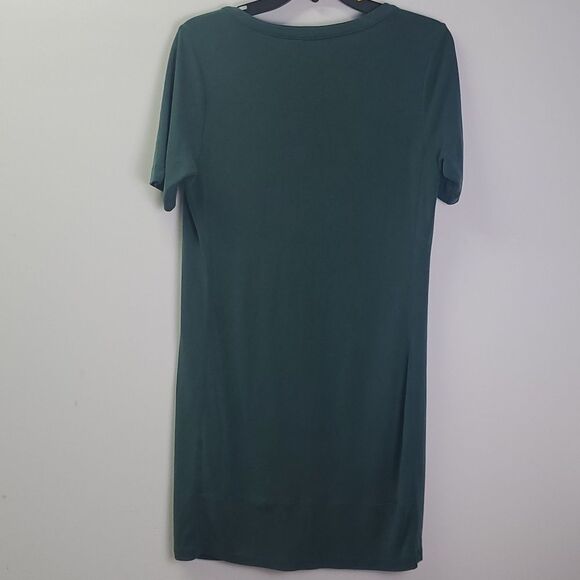 Athleta Green Modal Shirt Dress Size Small - Picture 5 of 9